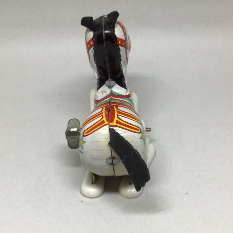 Vintage Mikuni Japan Tin Litho Wind-Up Horse