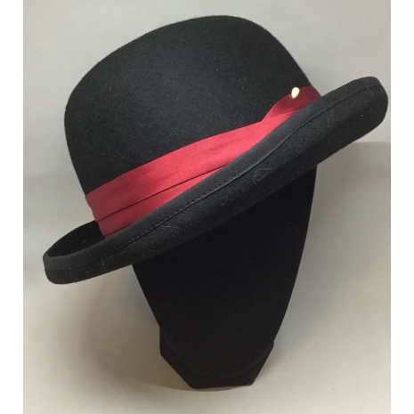 Vintage style Capas Design Wool Derby Bowler Hat- Unisex- Size Medium