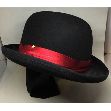 Vintage style Capas Design Wool Derby Bowler Hat- Unisex- Size Medium