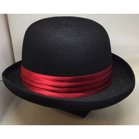 Vintage style Capas Design Wool Derby Bowler Hat- Unisex- Size Medium