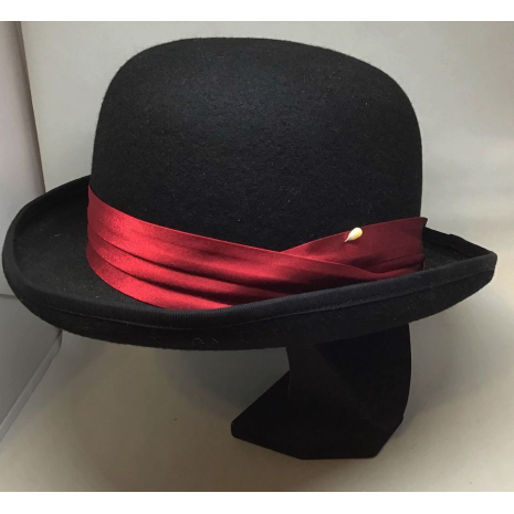 Vintage style Capas Design Wool Derby Bowler Hat- Unisex- Size Medium