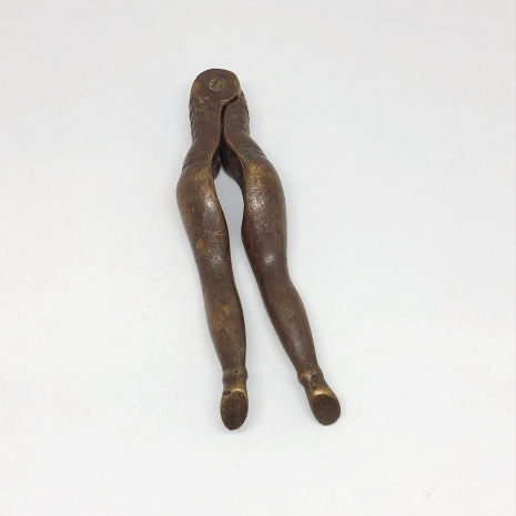 Vintage Adams Solid Brass "Legs" Nutcracker
