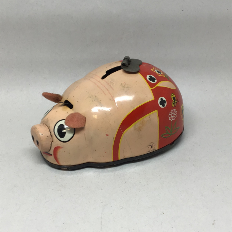 Vintage Japan Tin Litho Yonezawa Toys/Yonezawa Gangu ACE IMP. CO. Friction Toy W