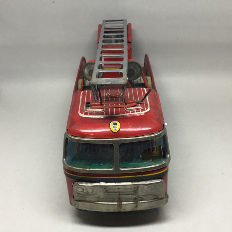 Vintage Japan Yonezawa  Toys Co., Ltd. / Yonezawa Gangu Fire Dept. FD-11 Frictio
