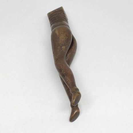 Vintage Adams Solid Brass "Legs" Nutcracker