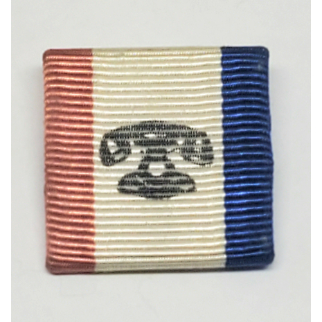 Vintage WWII Essential War Service Telephone Ribbon Pin