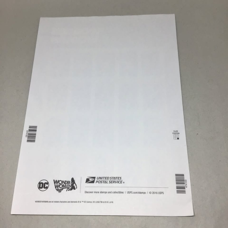 2016 WONDER WOMAN FOREVER STAMP SHEET OF 20 #5149-5152 20 MNH