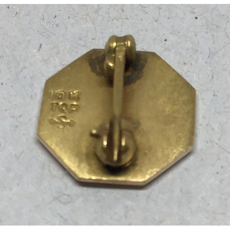 Vintage Illinois Bell Telephone 10k Yellow Gold Pin
