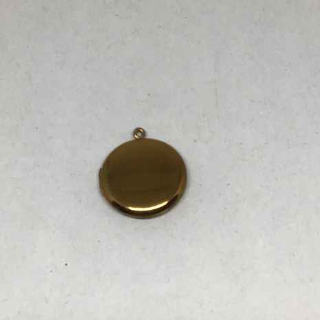 Vintage Brass Photo Locket.