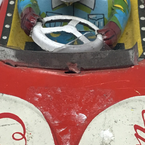 Vintage ATC Japan Tin Litho Champion Race Car Friction Toy