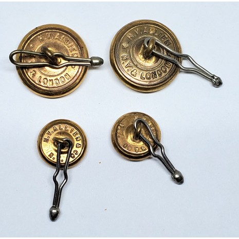 Vintage WW2 United States Military Academy West Point Cadet Crest Buttons- Set o