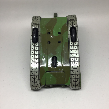 Vintage Cragstan Japan Tin Litho M-50 Toy Tank Friction Toy