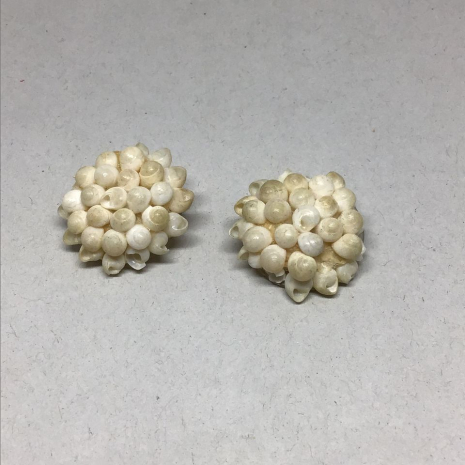Vintage Shell Cluster Clip-On Earrings Vintage Shell Cluster Clip-On Earrings