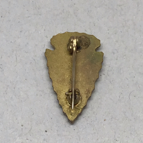 Vintage "Jan 1941" Chicago Lane Tech High School Indian Mascot Pin