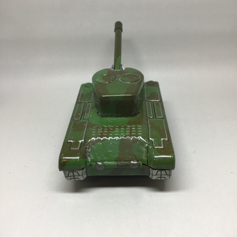 Vintage Cragstan Japan Tin Litho M-50 Toy Tank Friction Toy