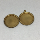 Vintage Brass Photo Locket.