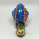 Vintage 1950s KKS Japan Tin Litho Snail Friction Toy