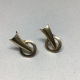 Vintage 1950s Amco 1/20 12K Gold Filled Abstract Screw-Back Earrings