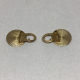 Vintage Initial L.J Monogram High Shine Gold-Tone Dress Clips