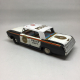 Vintage Japan Tin Litho Police Car Friction Toy