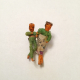 Vintage Set of Two Tiny Worry Doll Pins