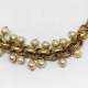 Vintage 1950s/1960s Cha-Cha Gold-Tone Faux Pearl Necklace