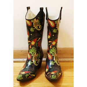 Corky’s Women’s Western Cowgirl Rain Boots- Size 7