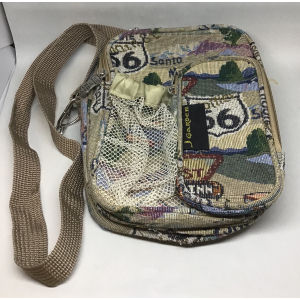 Route 66 Crossbody Tapestry Bag