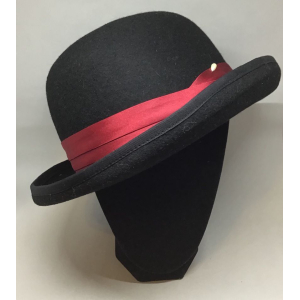 Vintage style Capas Design Wool Derby Bowler Hat- Unisex- Size Medium