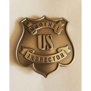 Old West "Brothel Inspector" Replica Bage.
