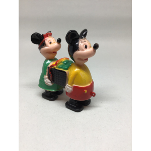 Vintage 1950s Mickey and Minnie Mouse Ramp Walker