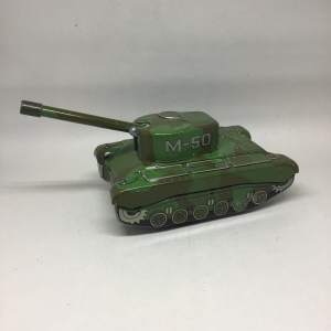 Vintage Cragstan Japan Tin Litho M-50 Toy Tank Friction Toy