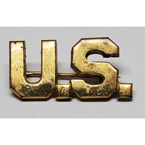Vintage WW1/WW2 United States Army Collar Insignia Pin