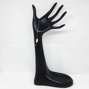 Vintage Forstner 10K Yellow Gold 9" Signet ID Bracelet/Anklet