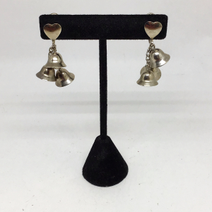 Vintage "Wedding Bell" Triple Bell Earrings